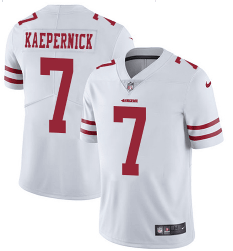 Colin Kaepernick San Francisco 49ers white Vapor jersey