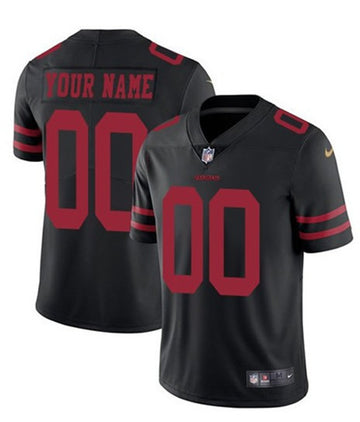 Active San Francisco 49ers black Vapor jersey