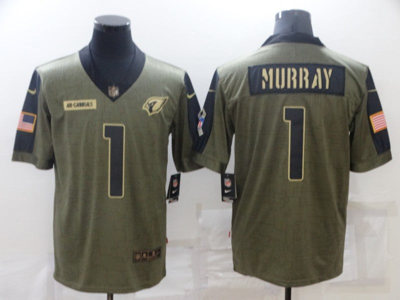 Kyler Murray Arizona Cardinals olive Salute To Service jersey