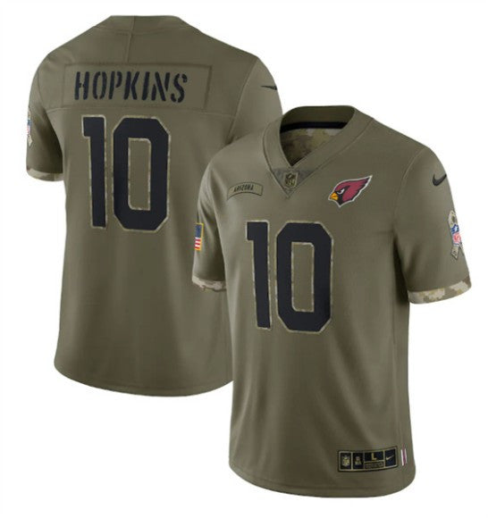 DeAndre Hopkins Arizona Cardinals olive Salute To Service jersey
