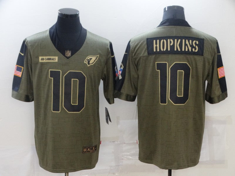 DeAndre Hopkins Arizona Cardinals olive Salute To Service jersey