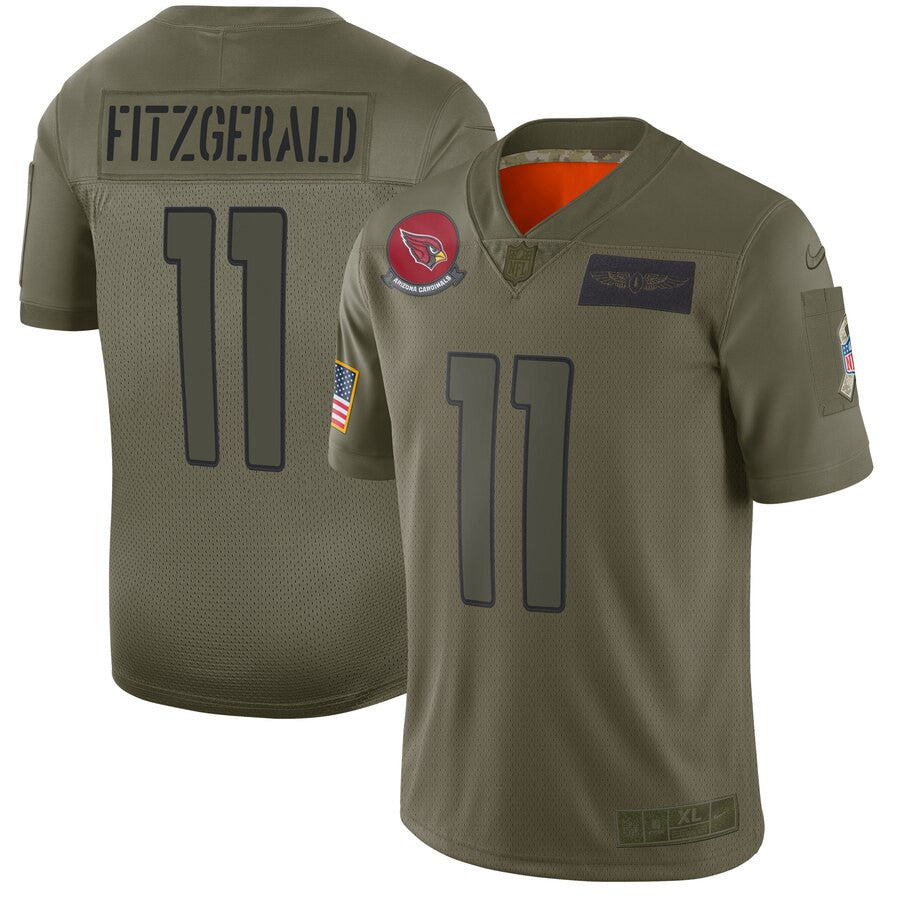 Larry Fitzgerald Arizona Cardinals camo Salute To Service jersey