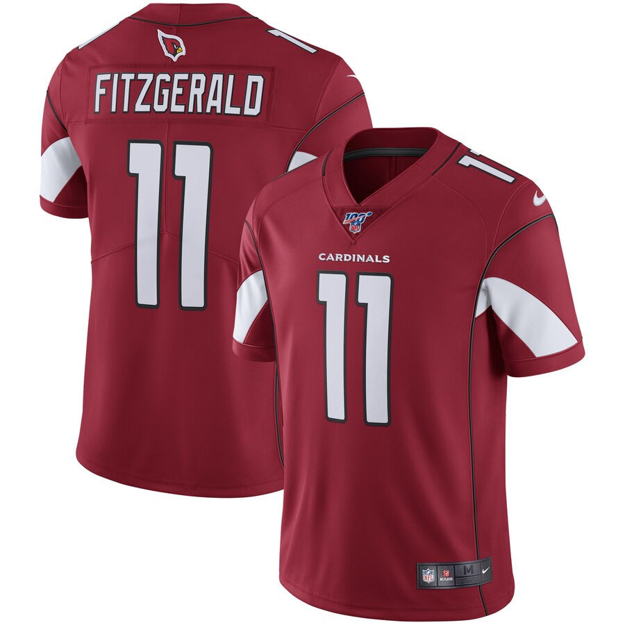 Larry Fitzgerald Arizona Cardinals red Vapor jersey