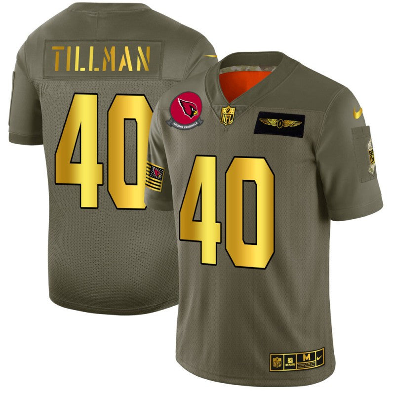 Pat Tillman Arizona Cardinals olive Salute To Service jersey