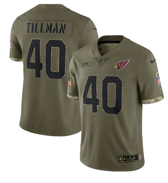 Pat Tillman Arizona Cardinals olive Salute To Service jersey