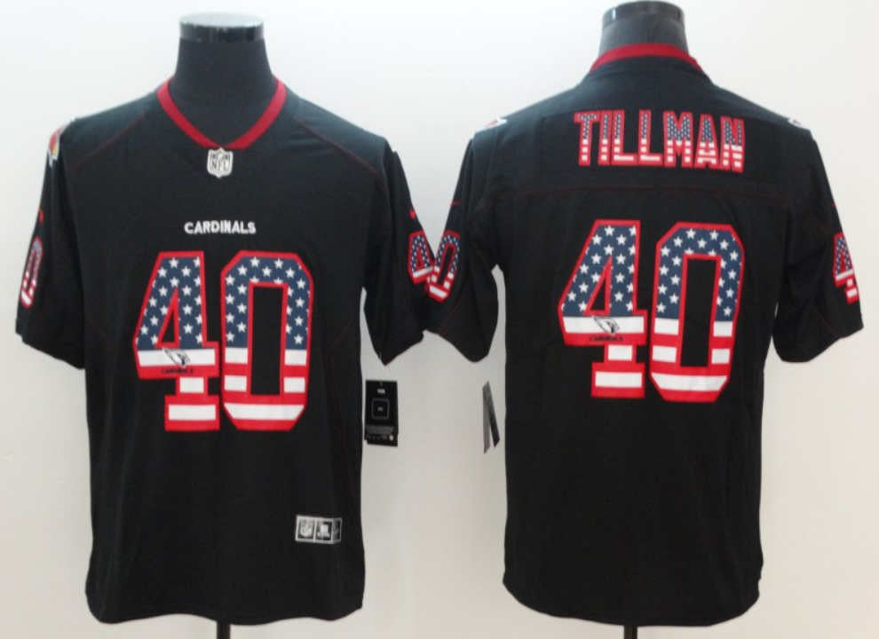 Pat Tillman Arizona Cardinals black Color Rush jersey