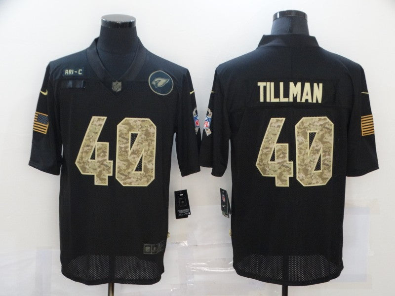 Pat Tillman Arizona Cardinals black Salute To Service jersey