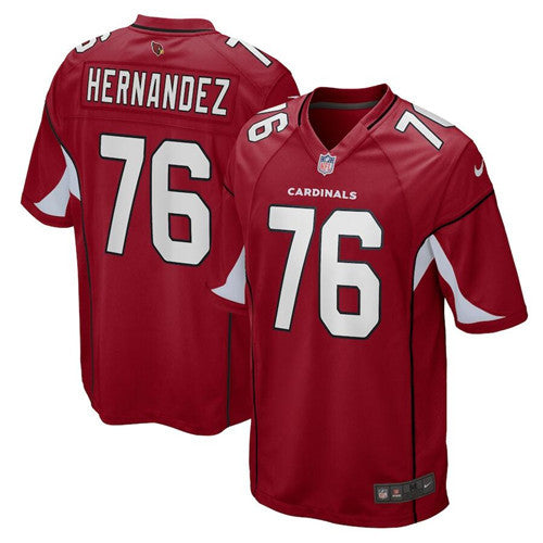 Will Hernandez Arizona Cardinals red Limited jersey