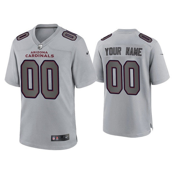 Custom Arizona Cardinals gray Game jersey