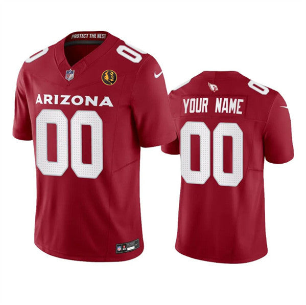 Custom Arizona Cardinals red Vapor jersey