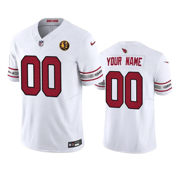 Custom Arizona Cardinals white Vapor jersey