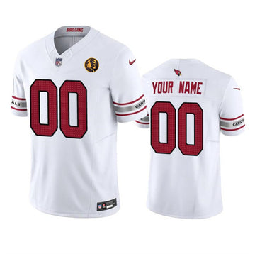 Custom Arizona Cardinals white Vapor jersey
