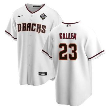 Zac Gallen Arizona Diamondbacks white jersey