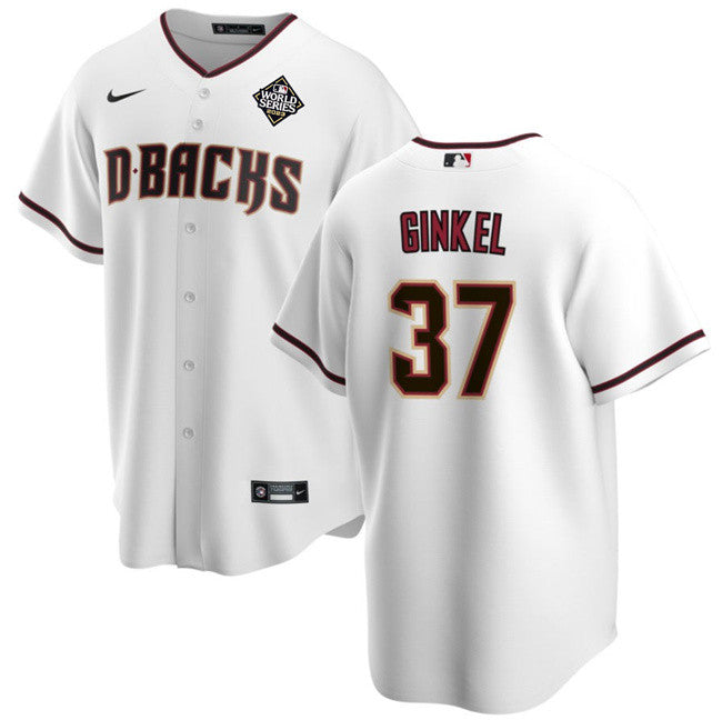 Kevin Ginkel Arizona Diamondbacks white jersey