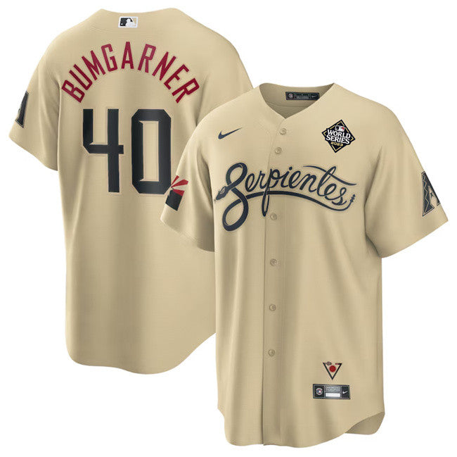 Madison Bumgarner Arizona Diamondbacks gold City Connect jersey