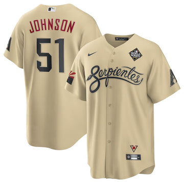 Randy Johnson Arizona Diamondbacks gold City Connect jersey