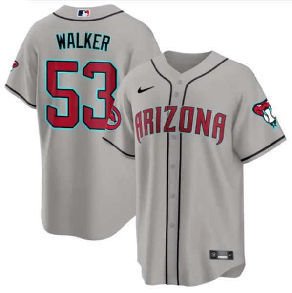 Christian Walker Arizona Diamondbacks gray jersey