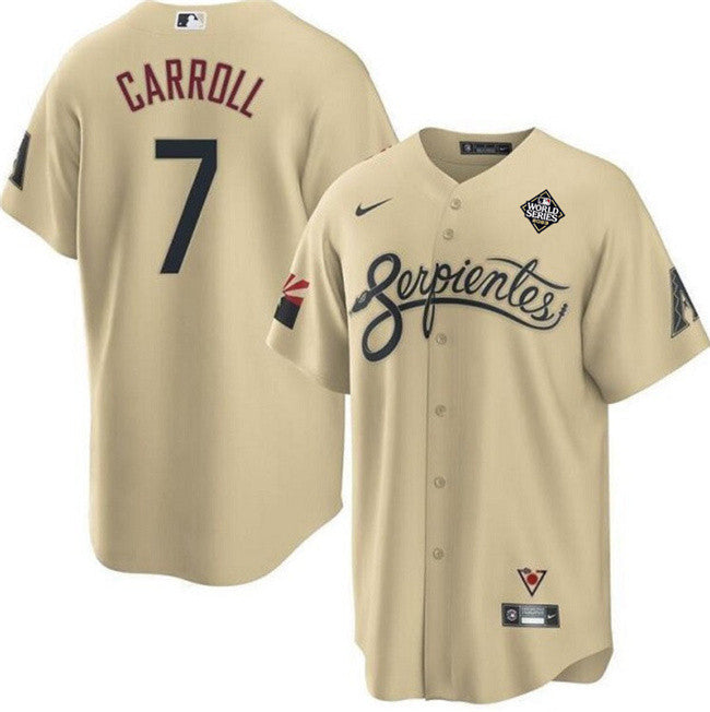 Corbin Carroll Arizona Diamondbacks gold City Connect jersey