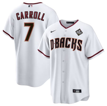 Corbin Carroll Arizona Diamondbacks white jersey