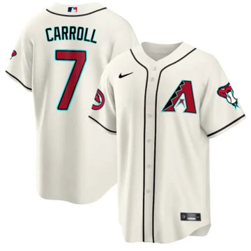 Corbin Carroll Arizona Diamondbacks white jersey