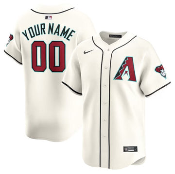 Custom Arizona Diamondbacks cream jersey