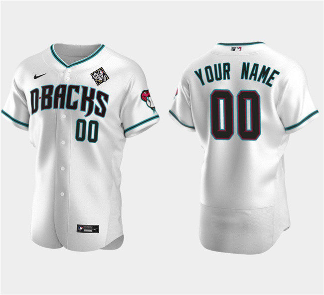 Custom Arizona Diamondbacks white jersey