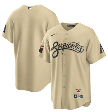 Custom Arizona Diamondbacks gold City Connect jersey