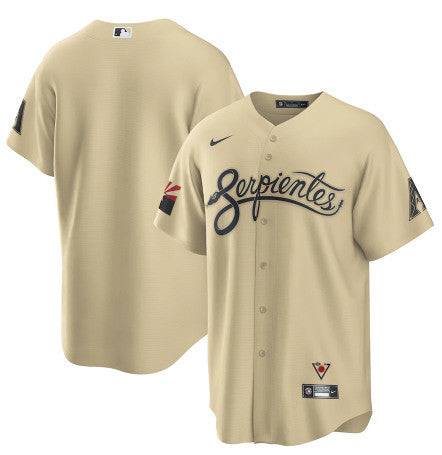 Custom Arizona Diamondbacks gold City Connect jersey
