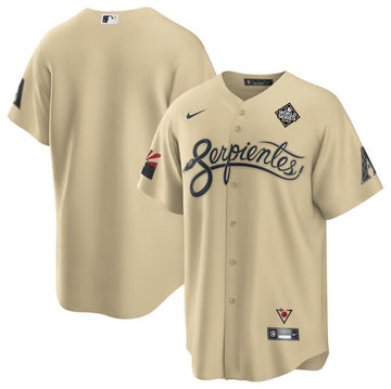 Custom Arizona Diamondbacks gold City Connect jersey