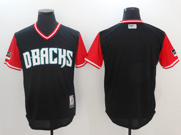 Majestic Black Arizona Diamondbacks red Authentic jersey