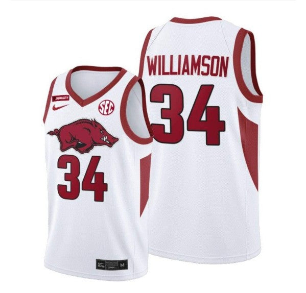 Corliss Williamson Arkansas Razorbacks white jersey