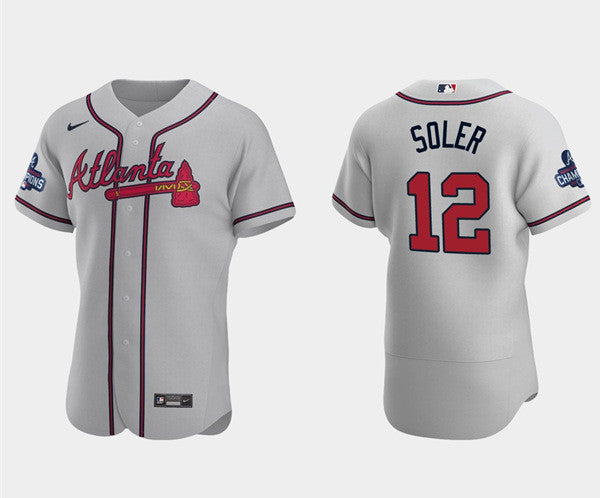 Jorge Soler Atlanta Braves gray jersey