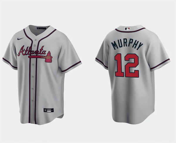 Sean Murphy Atlanta Braves gray jersey