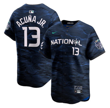 Ronald Acuna Jr Atlanta Braves royal All-Star jersey