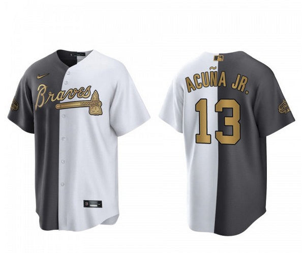 Ronald Acuna Jr Atlanta Braves white jersey