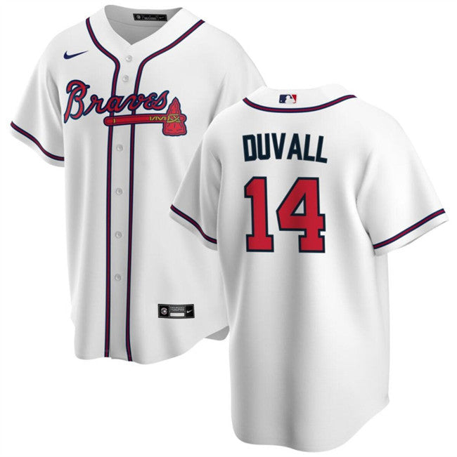Adam Duvall Atlanta Braves white jersey