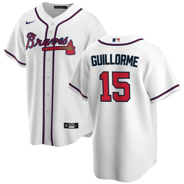 Luis Guillorme Atlanta Braves white jersey