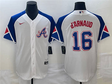 Travis Atlanta Braves white City Connect jersey
