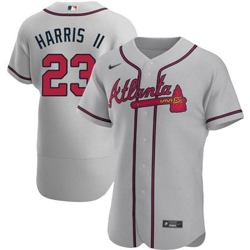 Michael Harris II Atlanta Braves gray jersey