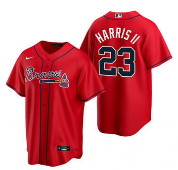 Michael Harris II Atlanta Braves red jersey