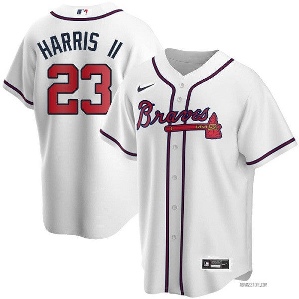 Michael Harris II Atlanta Braves white jersey
