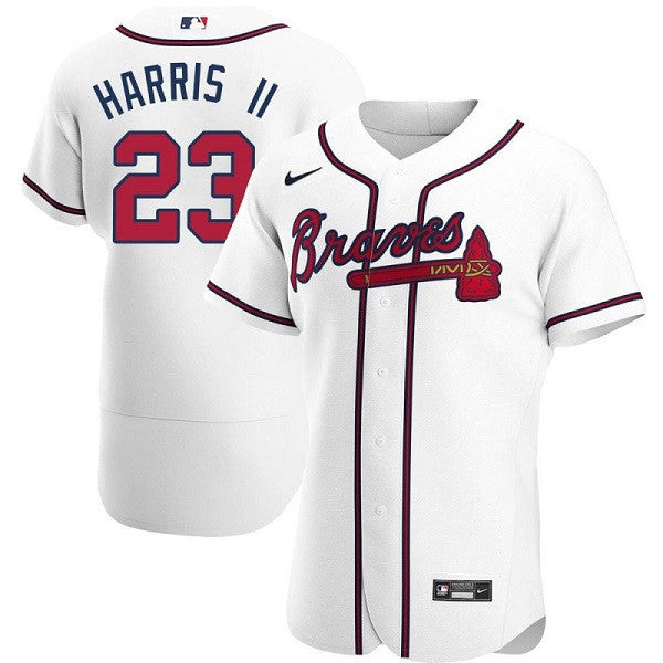Michael Harris II Atlanta Braves white jersey