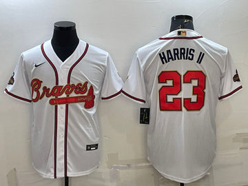 Michael Harris II Atlanta Braves white jersey