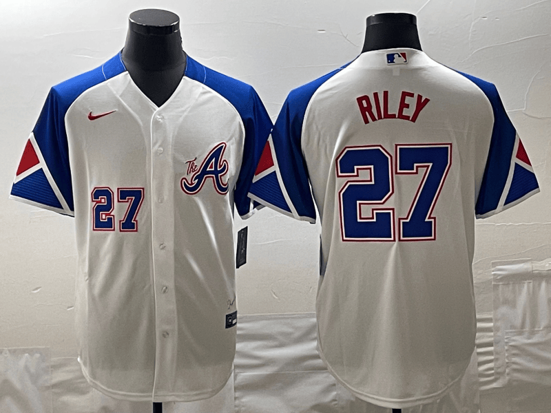 Austin Riley Atlanta Braves white City Connect jersey