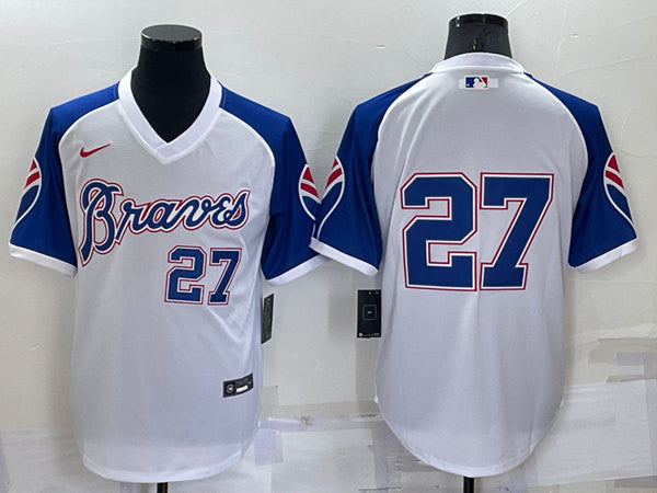 Austin Riley Atlanta Braves white jersey