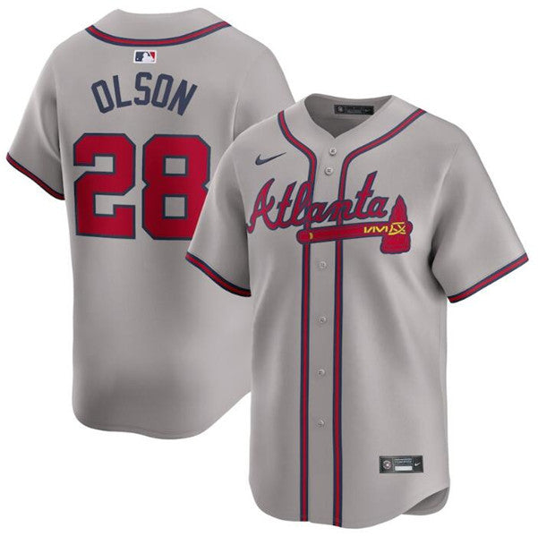 Matt Olson Atlanta Braves gray Limited jersey