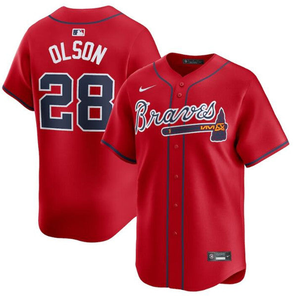 Matt Olson Atlanta Braves red Limited jersey