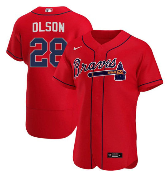Matt Olson Atlanta Braves red jersey