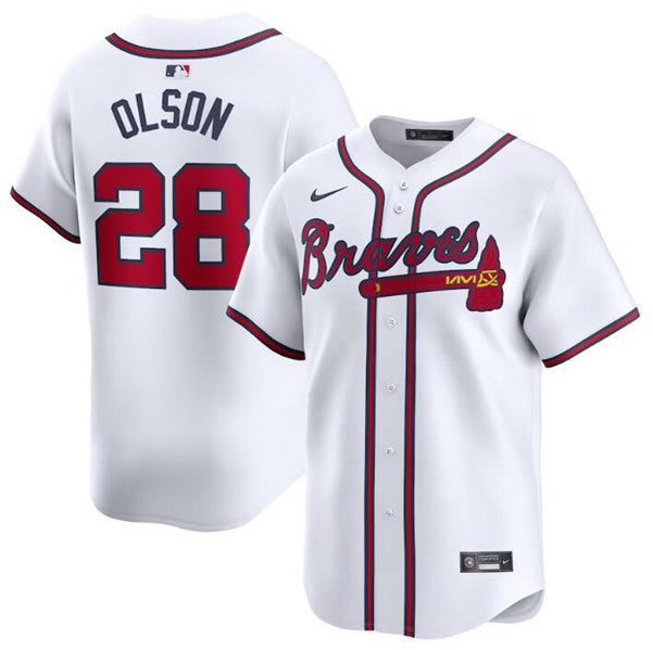 Matt Olson Atlanta Braves white Limited jersey