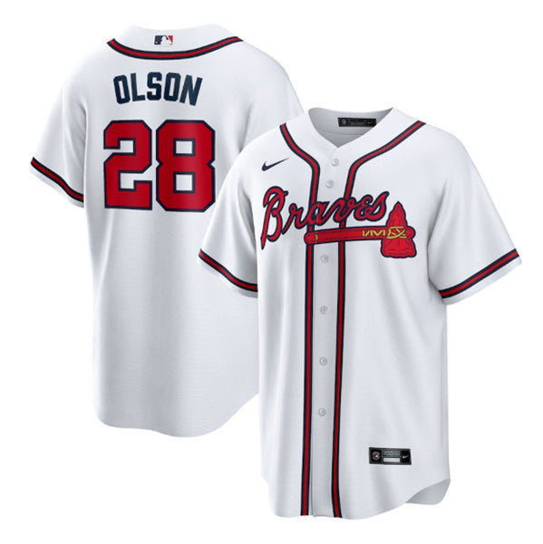 Matt Olson Atlanta Braves white jersey